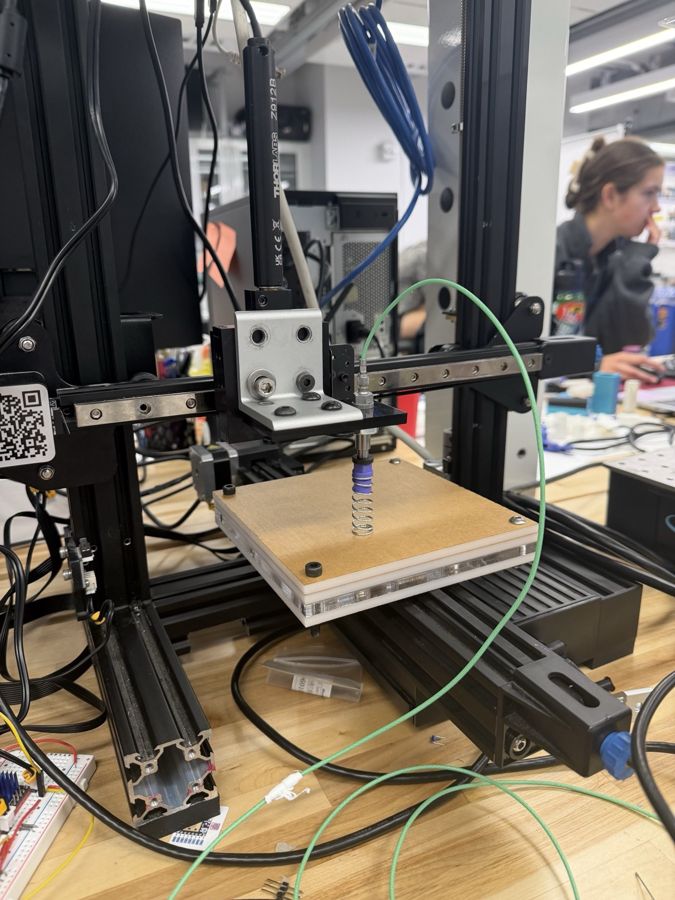 3-Axis Soft Metrology Rig working prototype in the lab